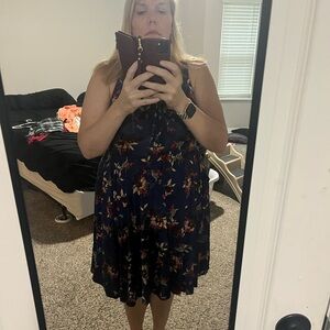 Torrid Blue Floral Dress